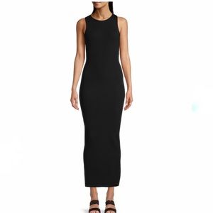 SIR the Label Black Celena Crisscross Back Midi-Dress - NEW - XS/US 2